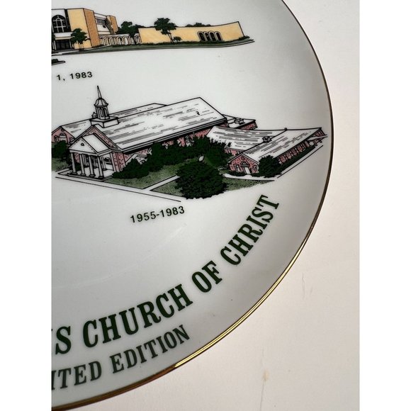 Highland Oaks Church of Christ Vintage Church Plate - Picture 3 of 16